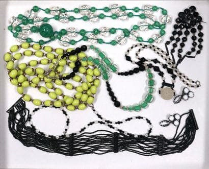 FANTAISIE - ENSEMBLE dans les tons de vert...