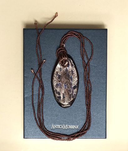 ANTICA MURRINA - COLLIER PENDENTIF en verre...