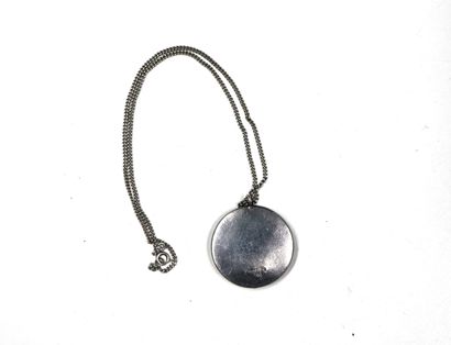 JACQUES GAUTIER - PENDENTIF rond figurant...
