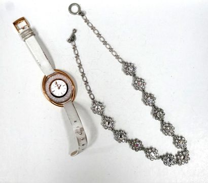 SWAROVSKI - MONTRE bracelet de dame en métal...