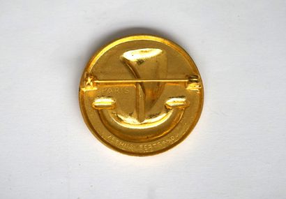 ARTHUS BERTRAND EDITEUR - BROCHE ronde en...