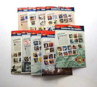 ENSEMBLE de 4 planches de timbres URSS (1...