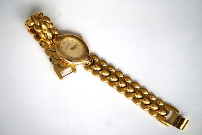 PEQUIGNET - MONTRE bracelet de dame en métal...