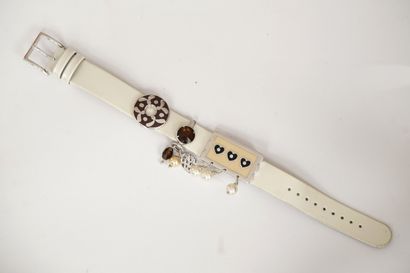 REMINISCENCE - BRACELET blanc nacré retenant...