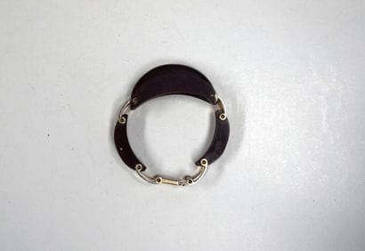 BRACELET vintage en métal argenté (anciennement...
