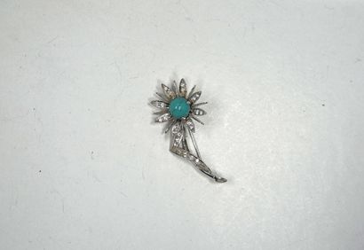 800/°° silver brooch, hallmarked charançon,...