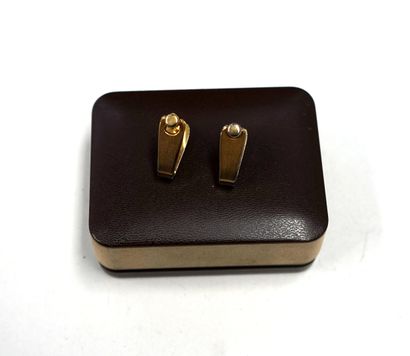 GUY LAROCHE - PAIRE DE BOUTONS DE MANCHETTES...