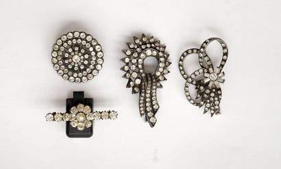 ENSEMBLE en argent et argent doré min 800/°°...
