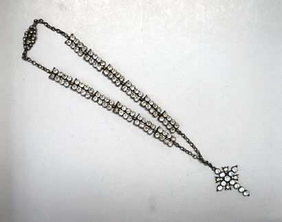 COLLIER et sa CROIX régionale en argent min...