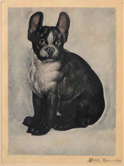 Toshio BANDO (1895-1973)
Bulldog
Drypoint...