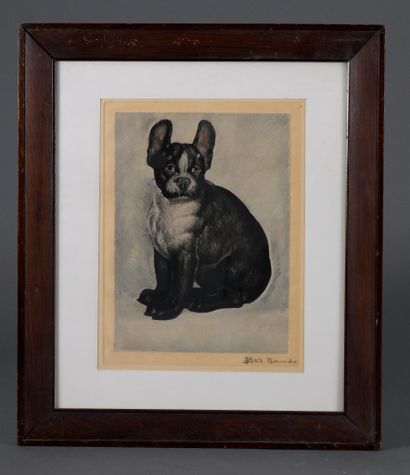 Toshio BANDO (1895-1973)
Bulldog
Drypoint...