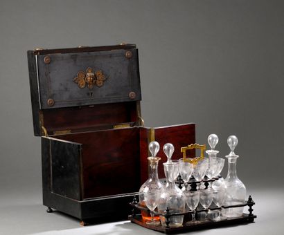 * Liqueur cellar with Egyptian-style decoration...