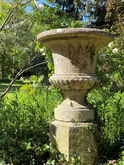 Medici garden vase in reconstituted stone...