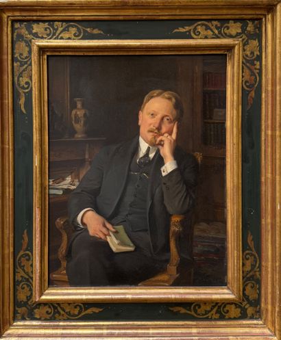 Paul RIQUET (Paris 1860 - ?) Portrait of...