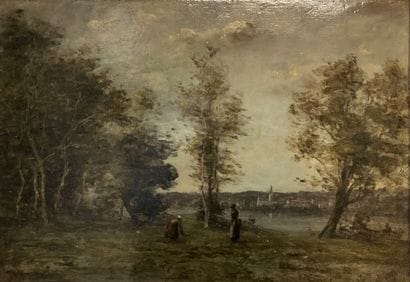 In the style of Camille COROT
Young women...