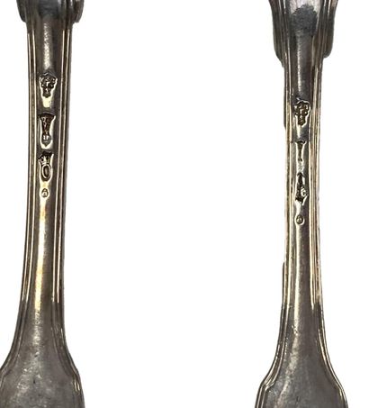 Silver flatware, filets pattern
Master silversmith:...