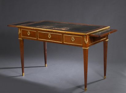 * Louis XVI period flat desk, stamped Conrad...