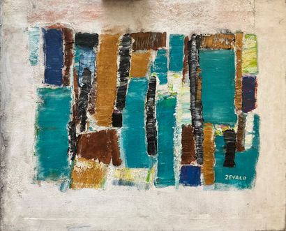 Xavier ZEVACO (1925-2006)
Abstract composition
Oil...