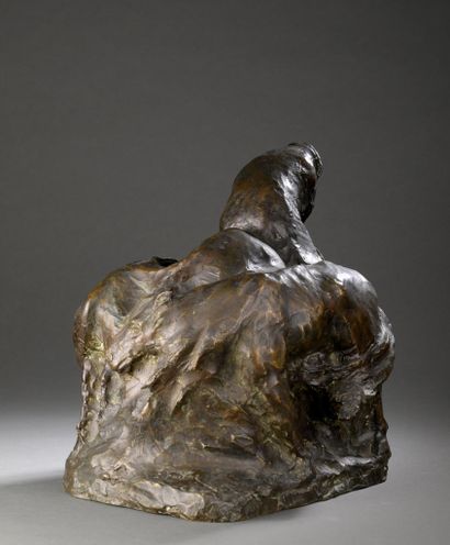 Belgian school circa 1900
Man and his horses
Bronze...