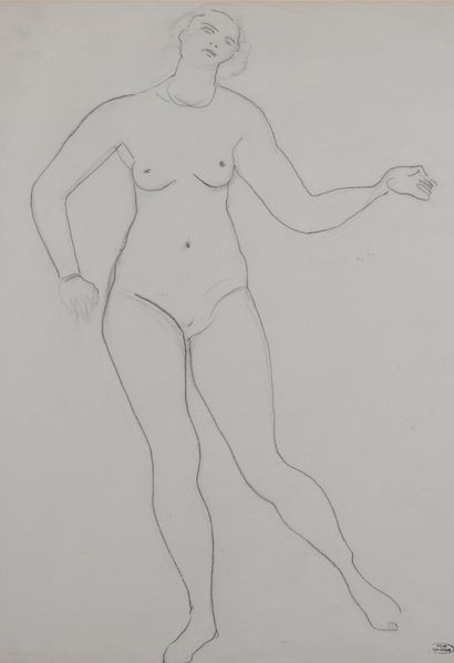 André DERAIN (1880-1954)
Female Nude
Charcoal...