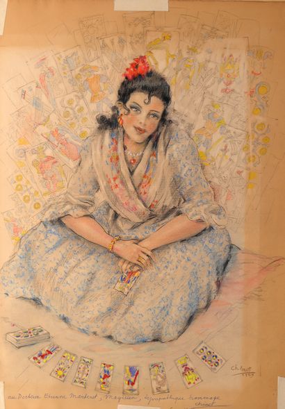 Edouard Jules CHIMOT (1880-1959)
La gitane...