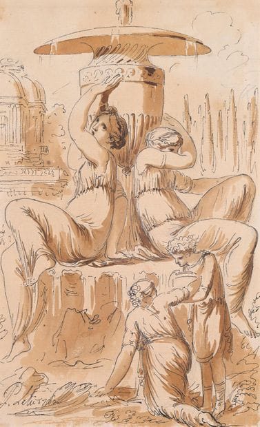* Pierre LELU (1741-1810)
Fountain
Pen and...