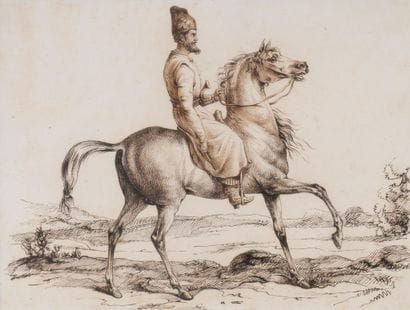 Attributed to Alexander Ossipovich ORLOWSKY
(1777-1832)
Persian...