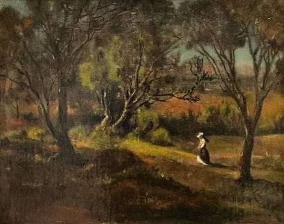 19th century PROVENCALE school
Young woman...