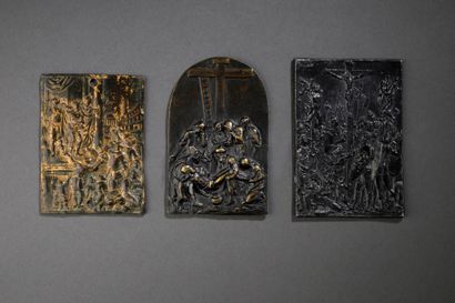 Three plates, 17th - 18th century.
One in...