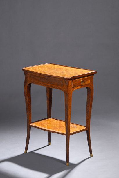 * Louis XV period writing table
Console-shaped,...
