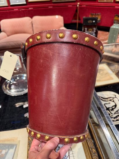 Hermès
Bucket-shaped wastepaper basket in...