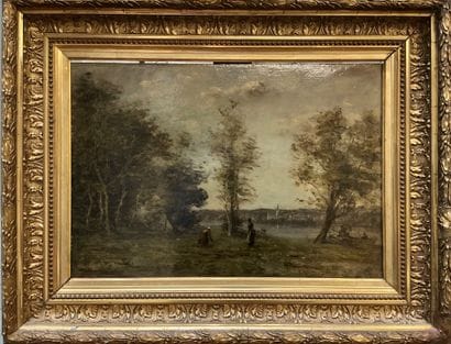 In the style of Camille COROT
Young women...