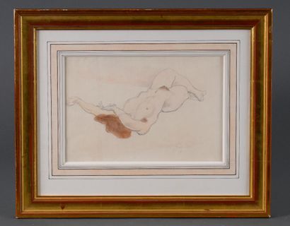 Jules PASCIN [1885-1930)
Reclining Nude
Graphite...