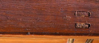 * Louis XVI period flat desk, stamped Conrad...