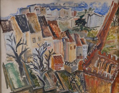 Valentine Henriette PRAX
(1897-1981)
Village
Oil...