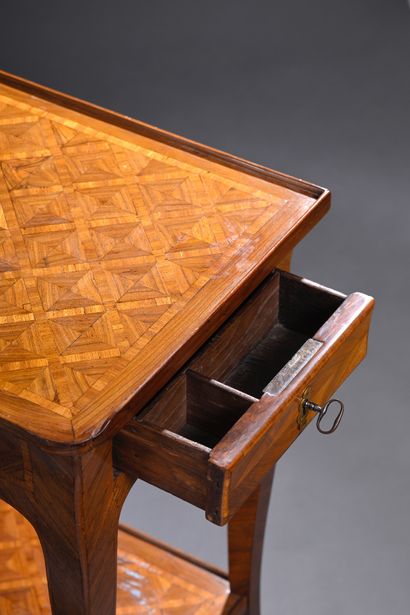 * Louis XV period writing table
Console-shaped,...