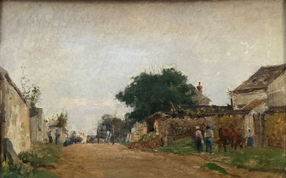 19th century French school
Village road with...