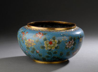 CHINA, early 20th century
A copper and cloisonné...