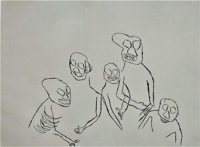 Alexander Calder (1898-1976) 
Santa Claus,...
