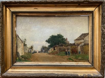 19th century French school
Village road with...
