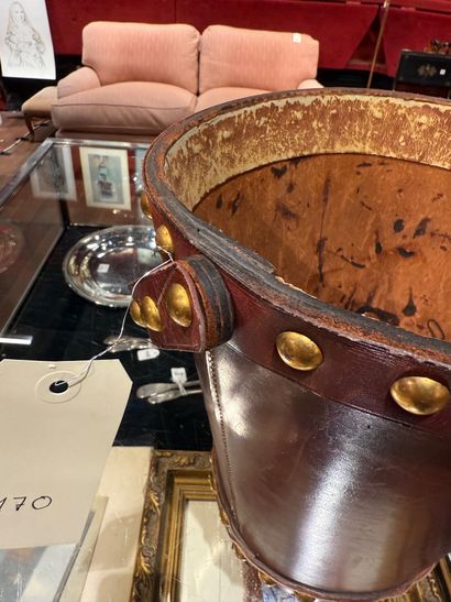Hermès
Bucket-shaped wastepaper basket in...