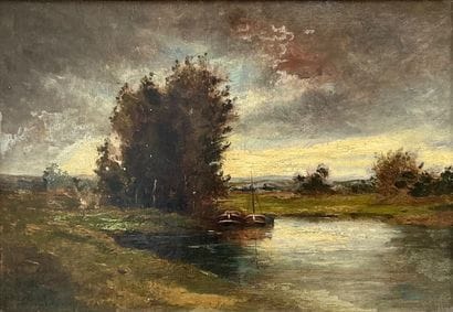 Karl DAUBIGNY (Paris 1846 - Auvers-sur-Oise...