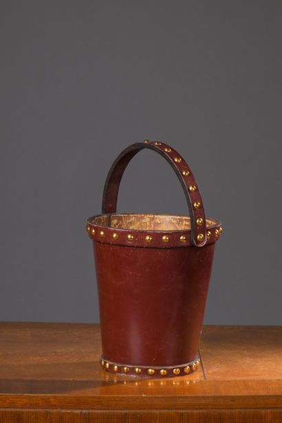 Hermès
Bucket-shaped wastepaper basket in...