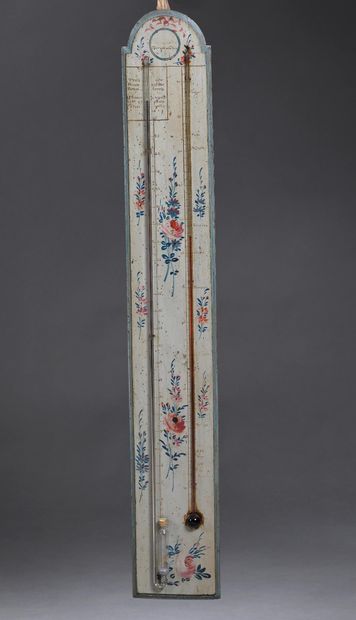 * Early 19th century barometer- thermometer...