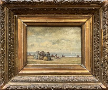 In the taste of Eugène BOUDIN
The crinolines
Panel
15.5...