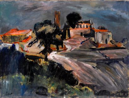 Adolphe PÉTERELLE (1874-1947)
Village in...