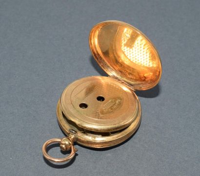 MOUTRE A GOUSSET en or jaune 18k (750/°°)...