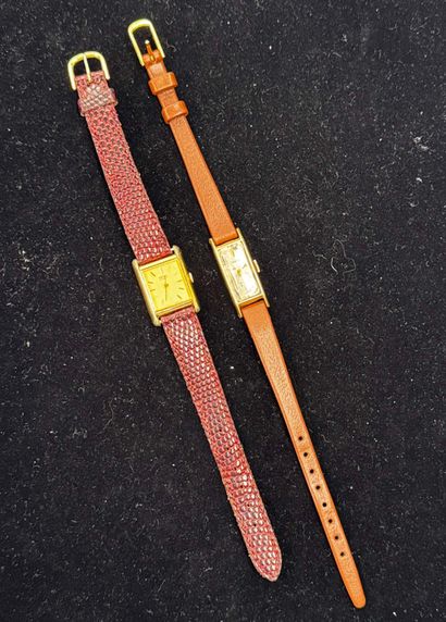 DEUX MONTRES DE DAME dont Lady Seiko, bracelet...