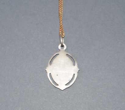 CHAINE en or jaune 18k (750/°°) maille gourmette...