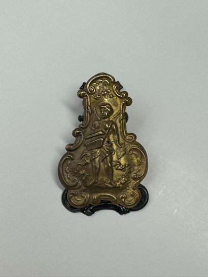 PINCE A COURRIER en métal ornée d'un ange...